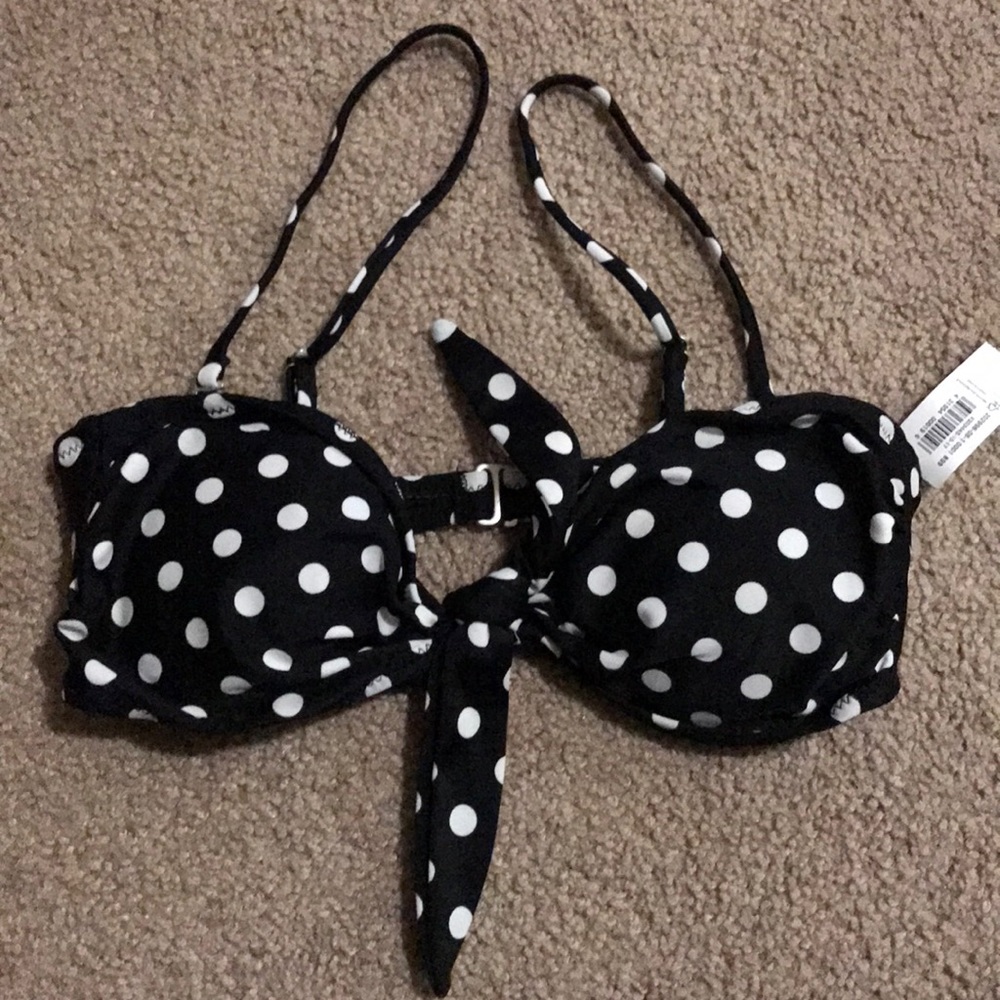 Polka Dot Bikini Top